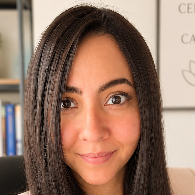 Retrato de Iralda Rosario, del equipo de Centro y Calma
